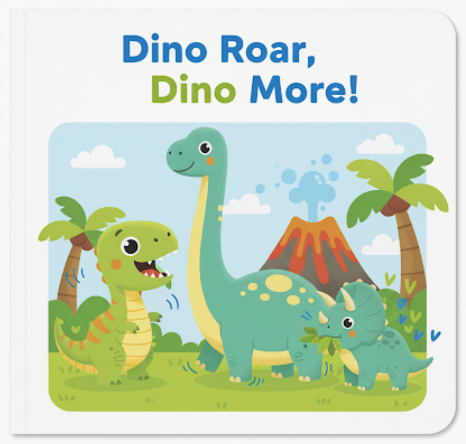 10 Baby & Toddler Dinosaur Books (Ages 0–2) | 100+ Illustrated Pages of Fun