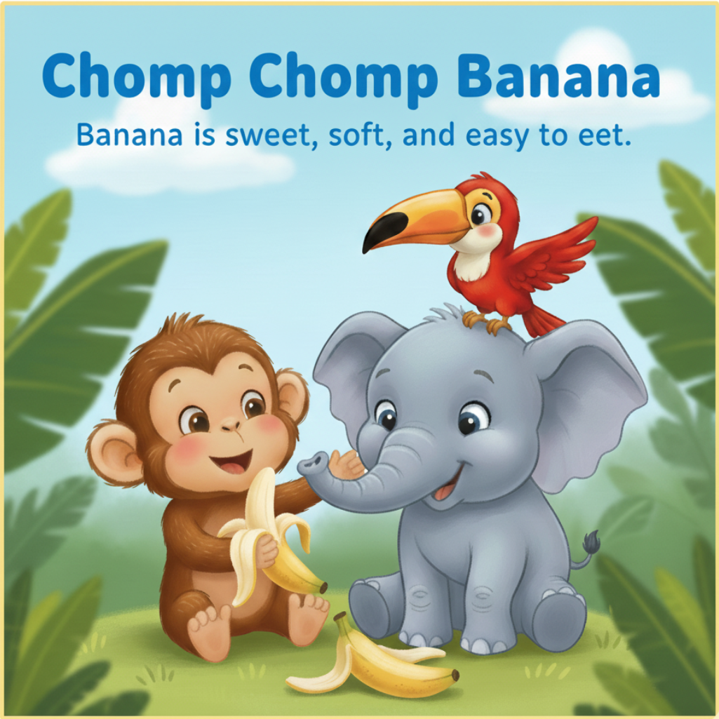 10 Baby & Toddler Food-Themed eBooks (Ages 0β2) | 100+ Illustrated Pages of Fun!