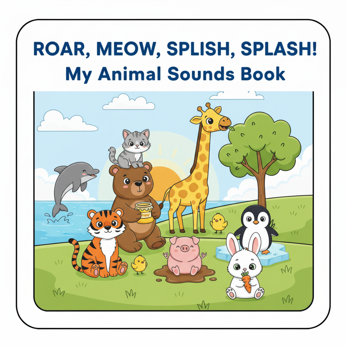 10 Baby & Toddler Sea Creature and Animal Sound eBooks (Ages 0–2) | Turtles, Crabs, Whales and 100+ Fun Illustrated Pages!