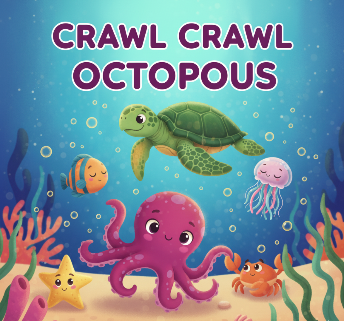 10 Baby & Toddler Sea Creature and Animal Sound eBooks (Ages 0–2) | Turtles, Crabs, Whales and 100+ Fun Illustrated Pages!