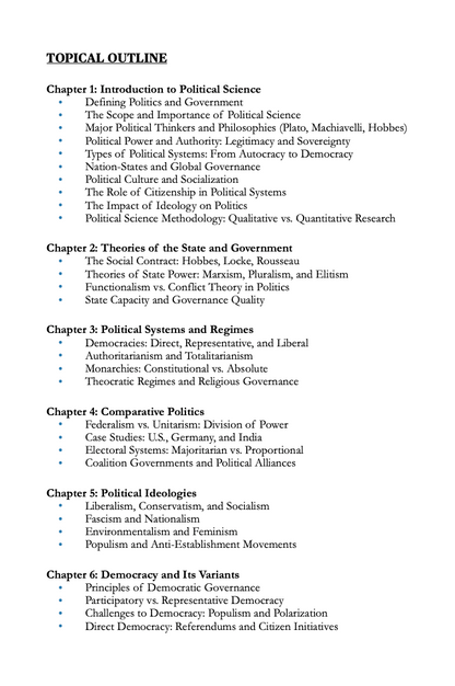 Political Science Step by Step
