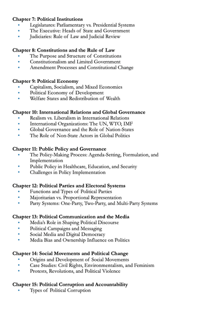 Political Science Step by Step